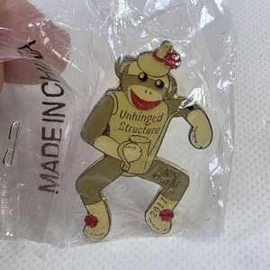 2011 Kansas Wizard Of Oz Sock Monkey Odyssey Of The Mind OotM‎ Lapel Trading Pin